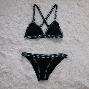Victoria's Secret PINK Crochet Bikini Set XS